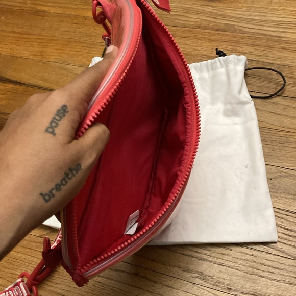 Hibiscus clear Uggs with matching Fanny pack bag - Picture 13 of 15